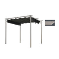 Gazebo with Sliding Roof 2.95x2.95m